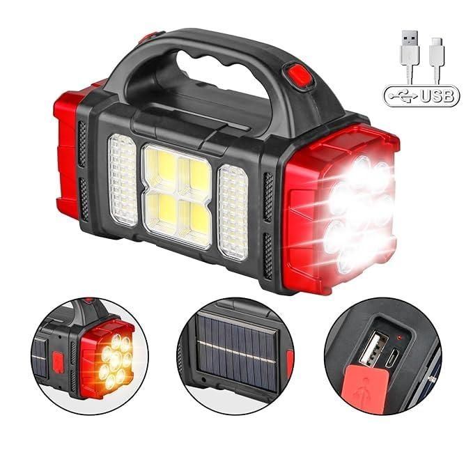 Multifunctional Solar Waterproof Flashlight (USB Charging)