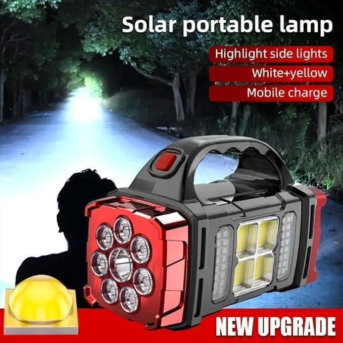 Multifunctional Solar Waterproof Flashlight (USB Charging)