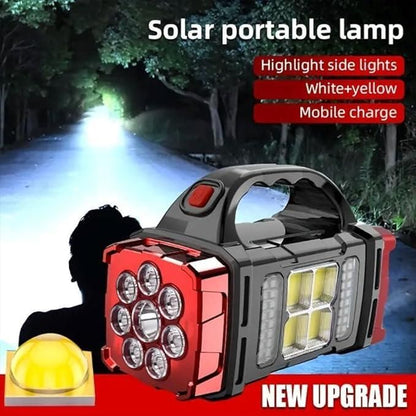 Multifunctional Solar Waterproof Flashlight (USB Charging)